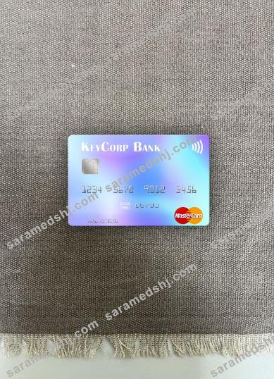USA KeyCorp Bank mastercard photolook front
